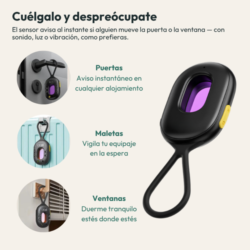 Shadowscan - cuélgalo en puerta, maleta o ventana