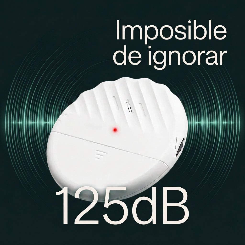 Alarma de Vibración 125dB para Puertas y Ventanas - Seguridad en 10 Segundos